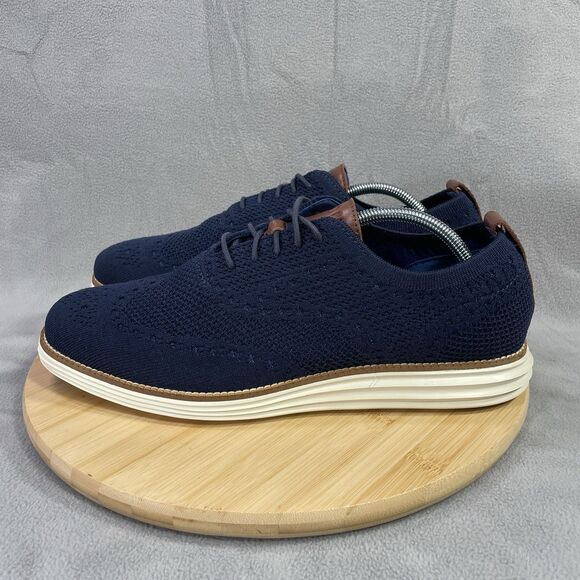 Cole Haan Men\'s Size 11 M Original Grand Blue Stitchlite Oxford Shoes C27960 main image 14